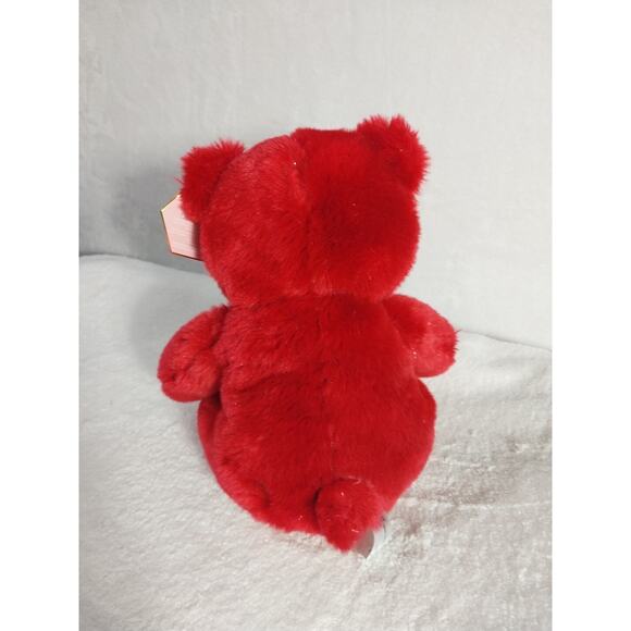 Schwarz Sparklers Teddy Bear FAO 10 Inch, Soft Plush, Red NWT - Picture 2 of 8